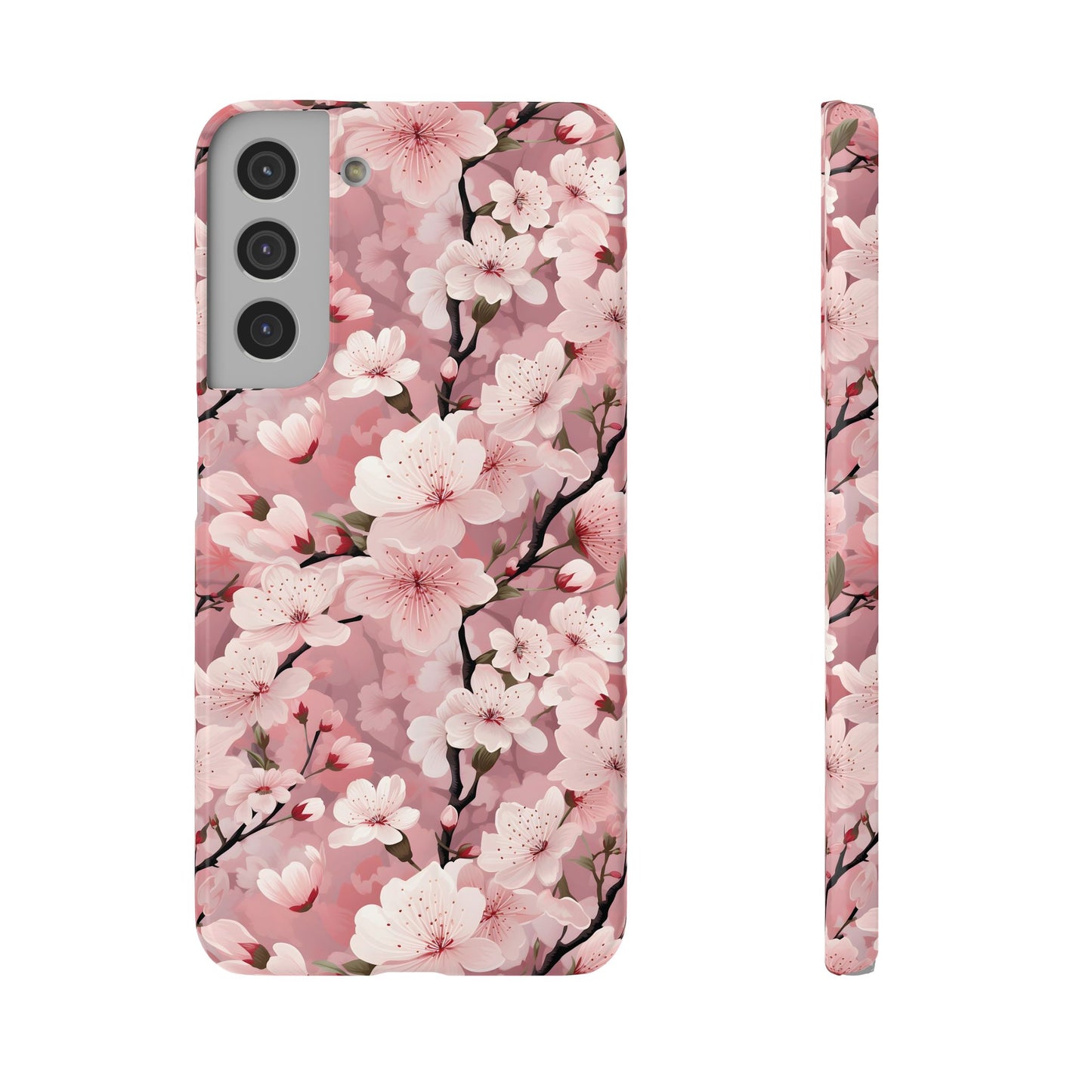 Cherry Blossom Slim Phone Cases for iPhone and Samsung