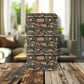 Book Stack Floral Flip iPhone and Samsung Phone Case — Vintage Library Wallet Cover.