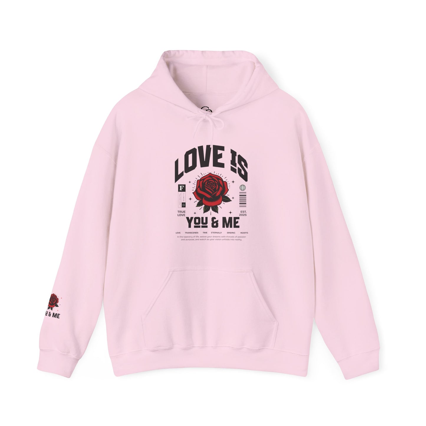You and Me Unisex Gildan Hoodie Sweatshirt