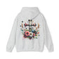Faith and Floral Cross Unisex Gildan Hoodie Sweatshirt