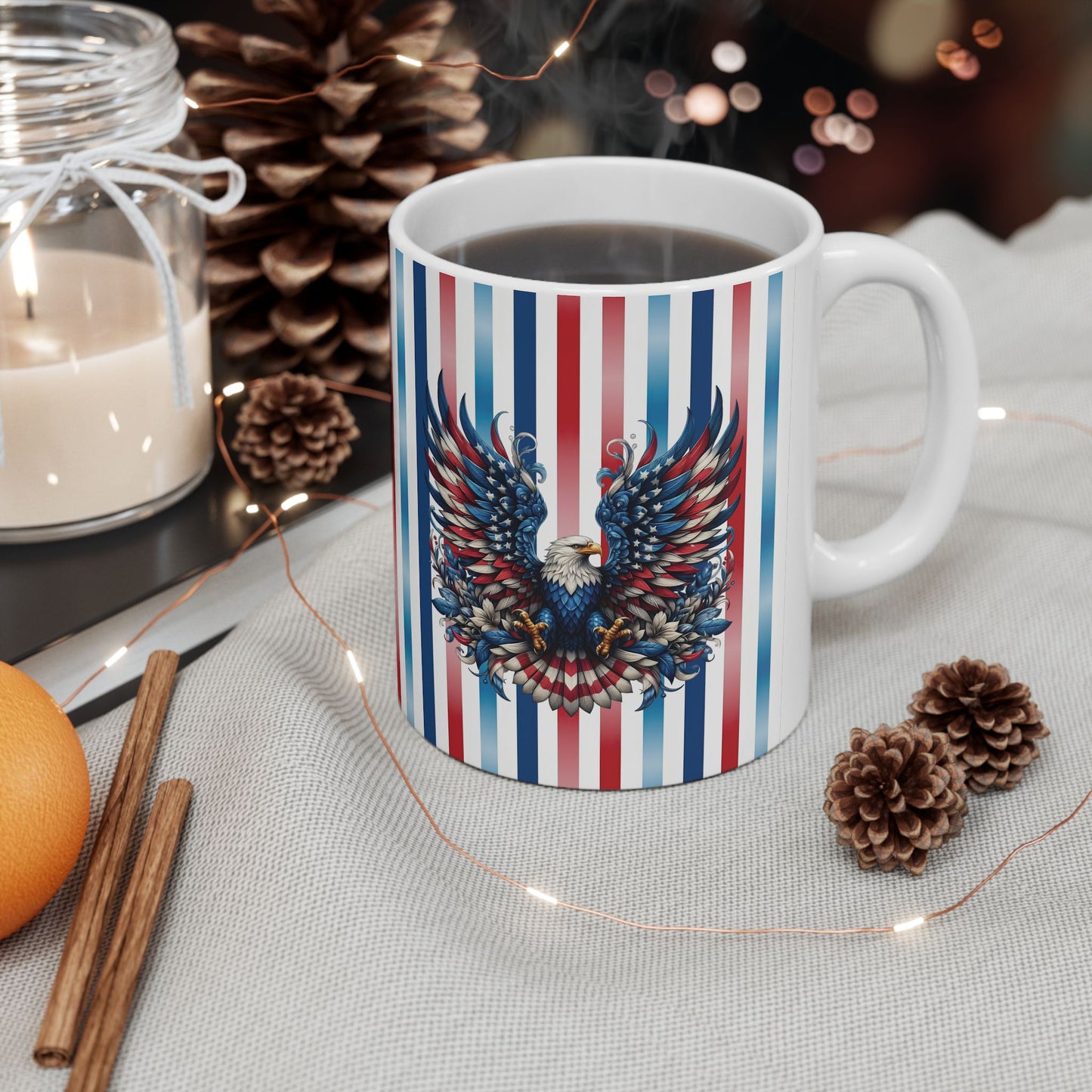Patriotic Pride Ceramic Mug, (11oz, 15oz)