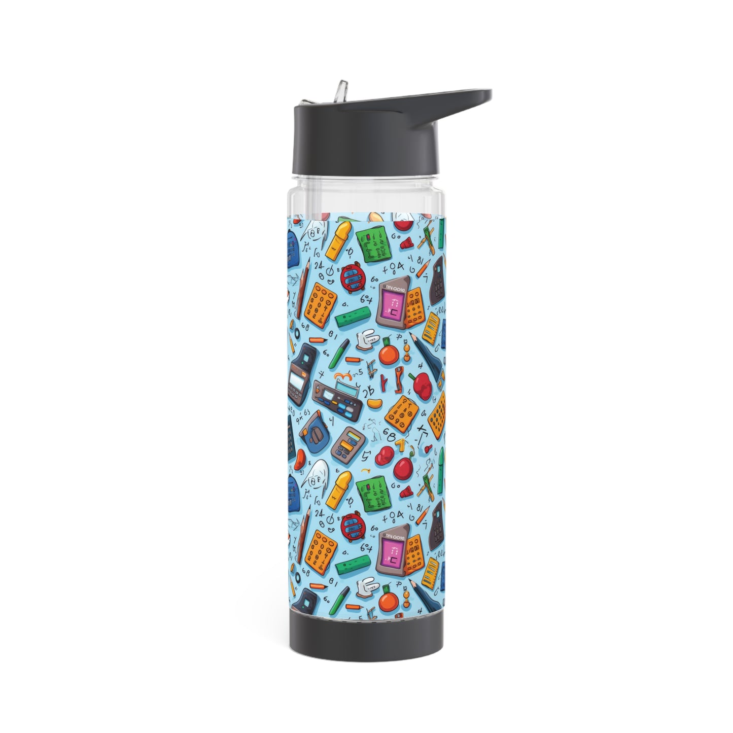 Blue Academic Adventures Infuser Water Bottle