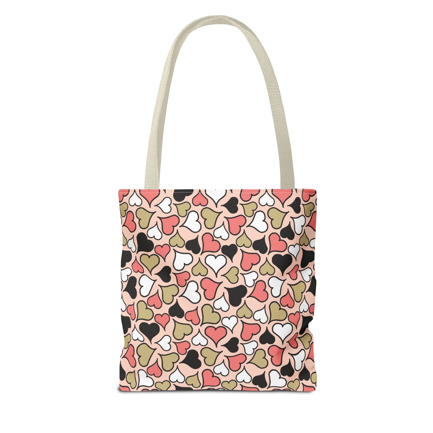 Heart Patterned Tote Bag - Cute & Stylish Carryall for Every Occasion
