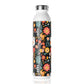 Whimsical Feline Garden Slim Water Bottle