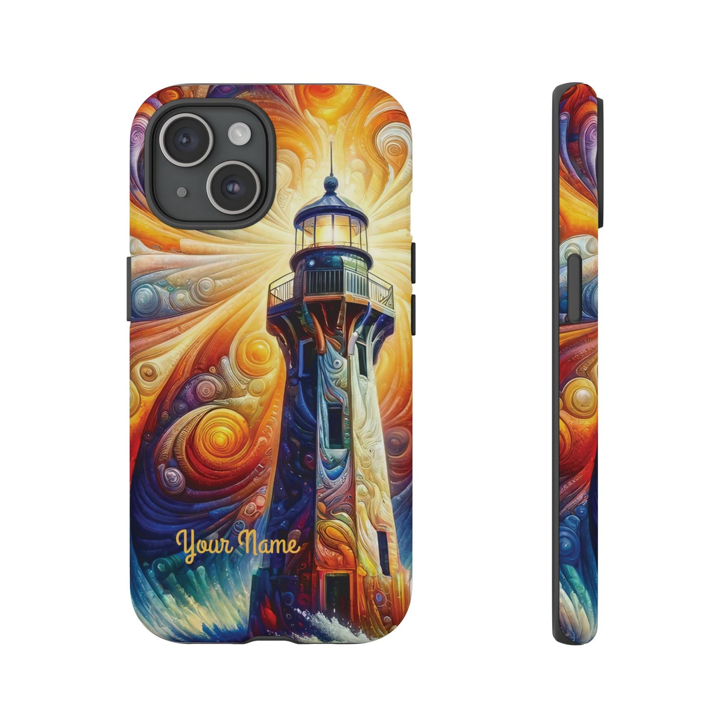 Personalized Cosmic Beacon iPhone Tough Cases, Gift for Him/Her.