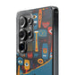 Phone Case — Colorful Abstract Faces Clear Impact-Resistant Case