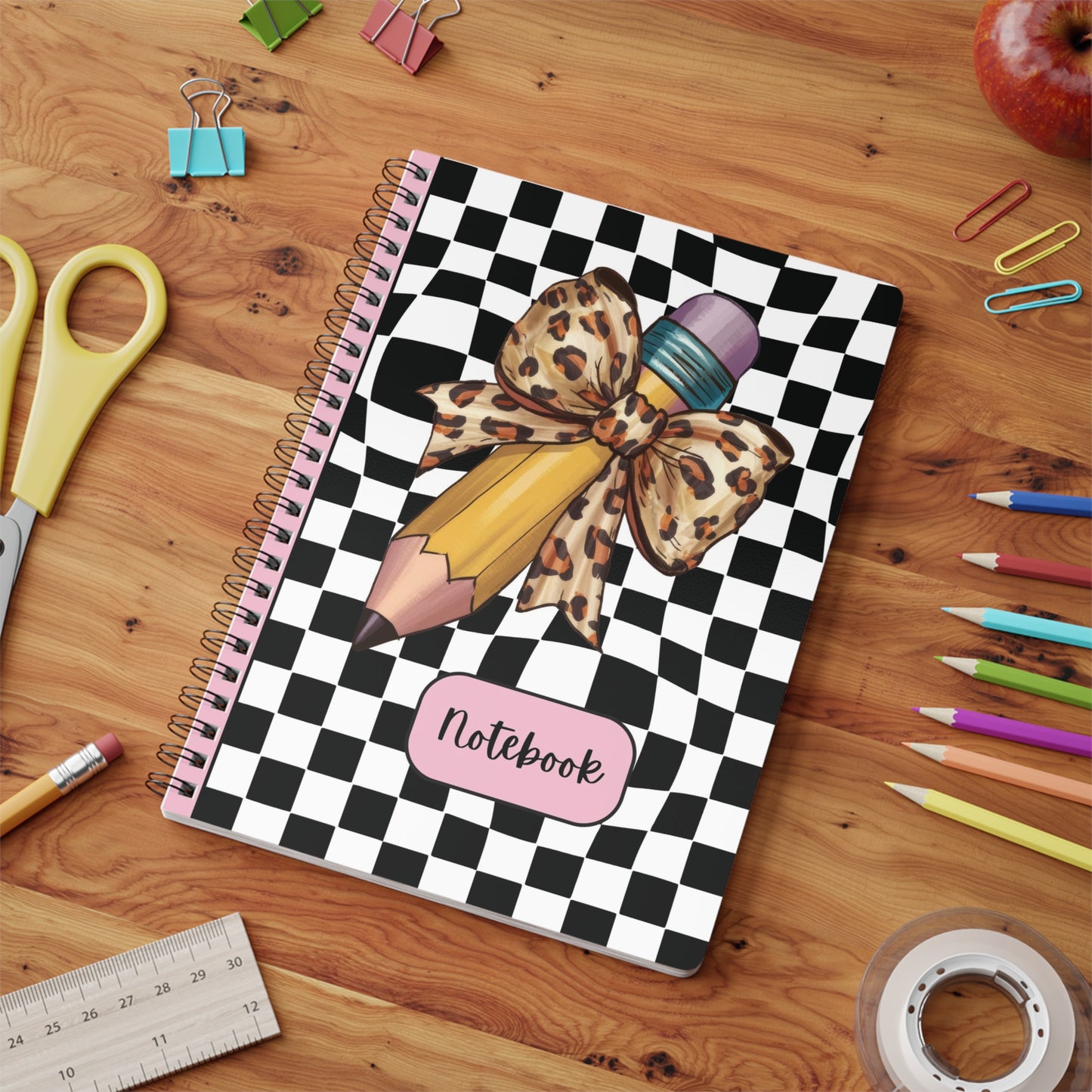 Wild Style Checkered Softcover Notebook, A5 (PY)