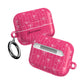 Personalized Pink Bow Coquette AirPod Cases — Custom Name Protective Cover