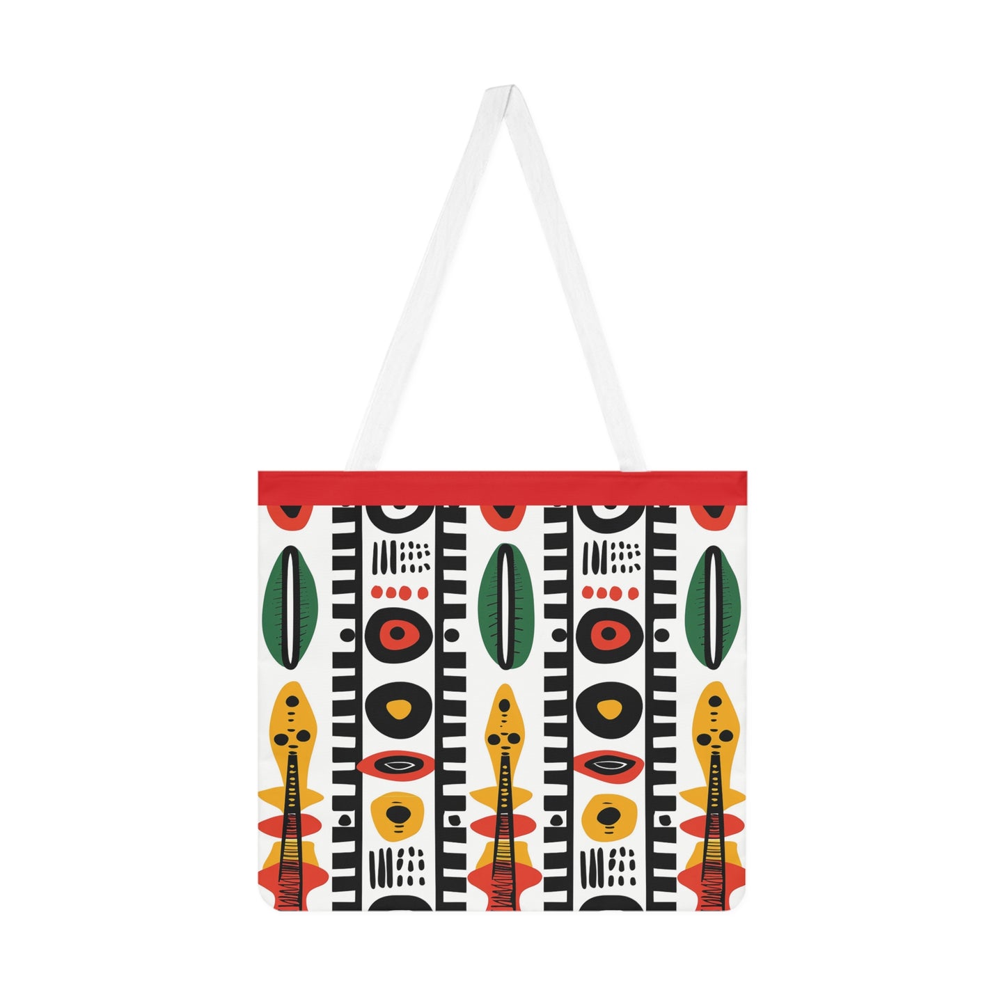 Afrobeat Harmony Shoulder Tote Bag - Colorful Everyday Accessory