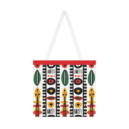 Afrobeat Harmony Shoulder Tote Bag - Colorful Everyday Accessory