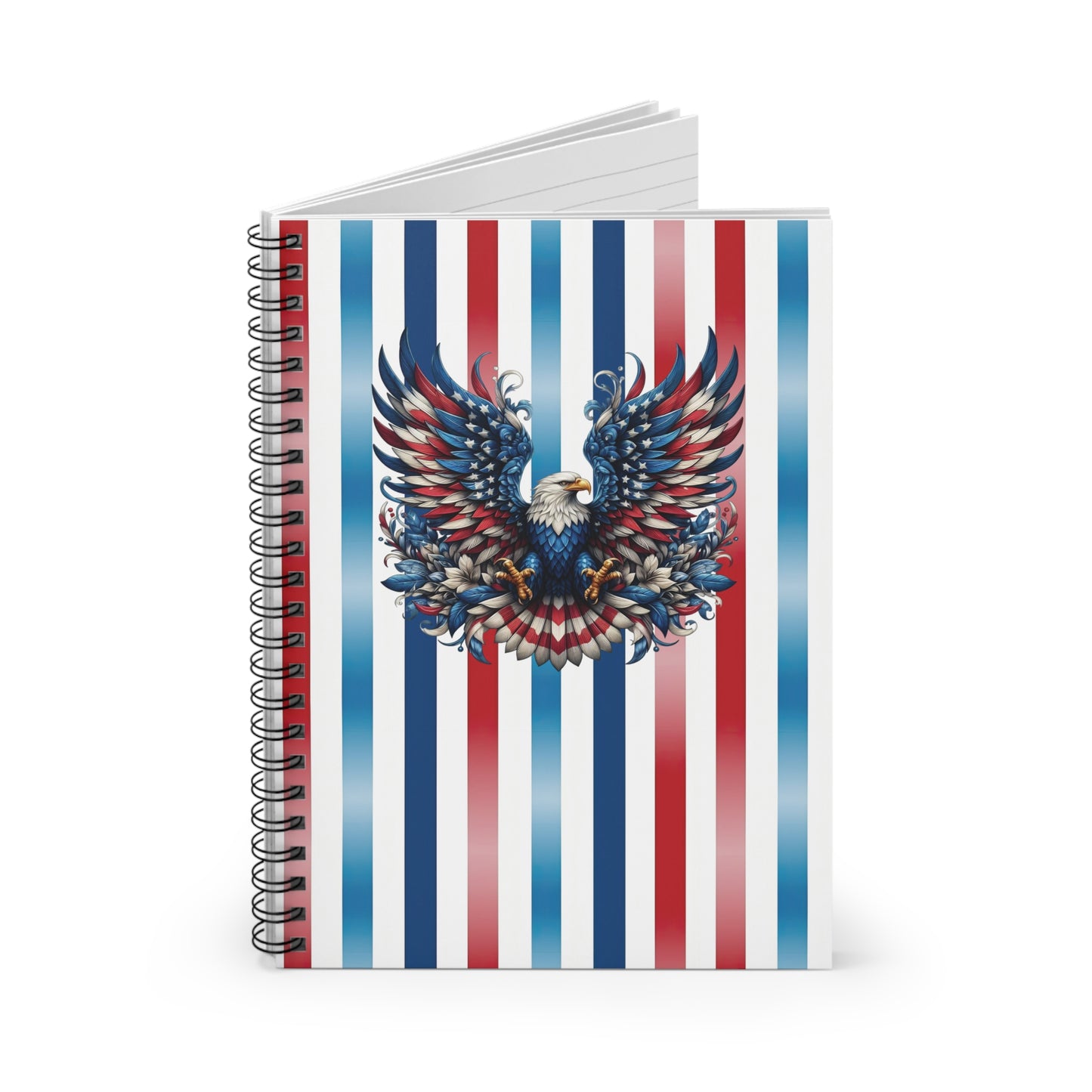 Patriotic Pride Spiral Notebook - Ruled Line (PY)