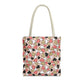 Heart Patterned Tote Bag - Cute & Stylish Carryall for Every Occasion