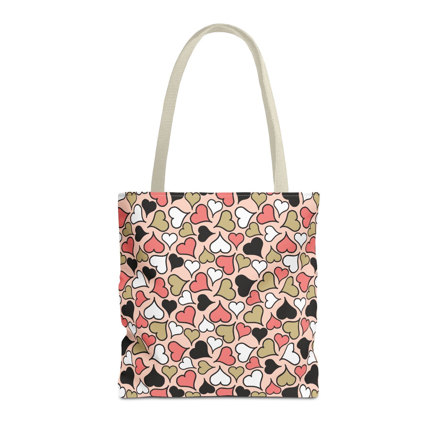 Heart Patterned Tote Bag - Cute & Stylish Carryall for Every Occasion