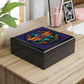 Stained Glass Dragonfly Jewelry Box — Floral Keepsake Box