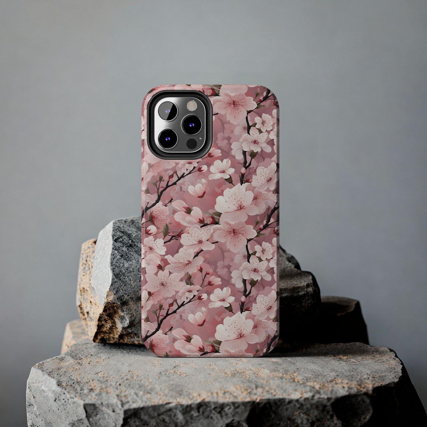 Cherry Blossom iPhone and Samsung Tough Phone Cases