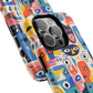 Personalized Vibrant Phone Case,  Magnetic iPhone Cover, Colorful Abstract Protection, Trendy Gift, Unique Tech Accessory, Art Phone Case