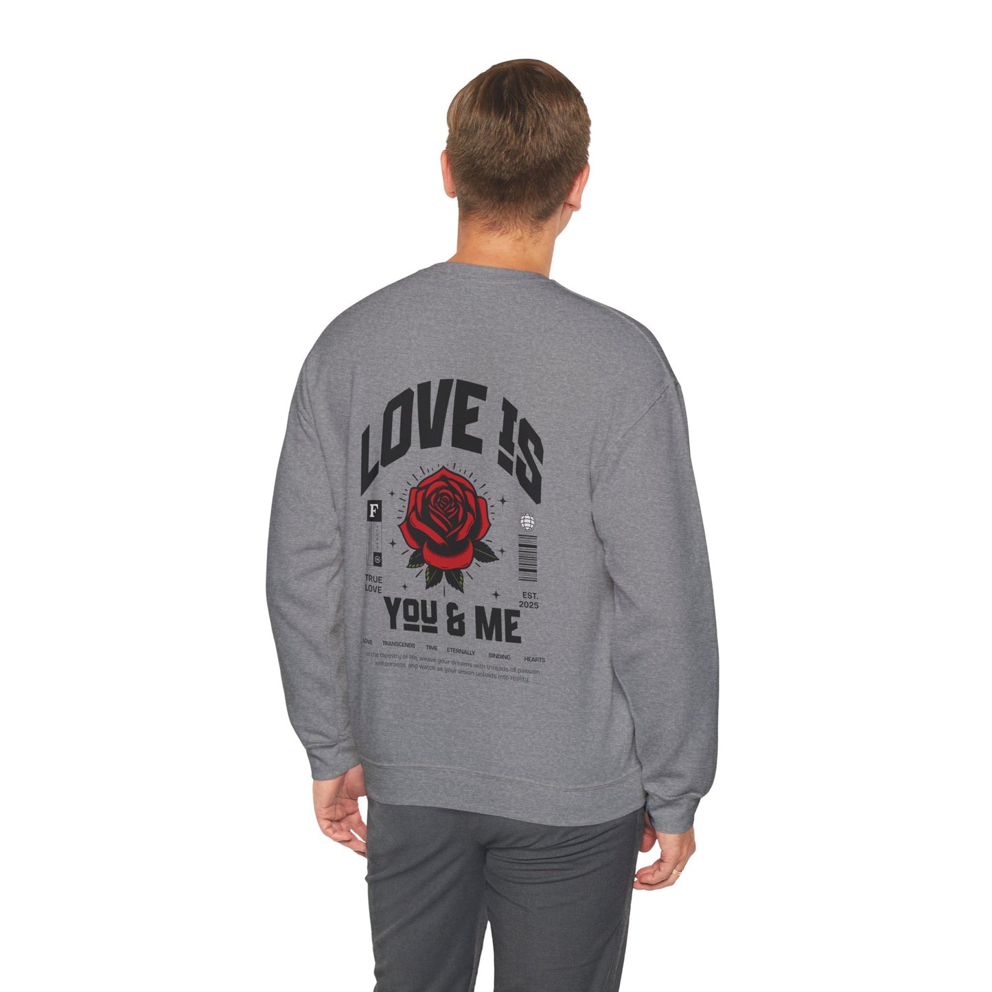 You and Me Valentines Unisex Gildan Heavy Blend™ Crewneck Sweatshirt