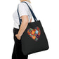 Patched Heart Tote Bag