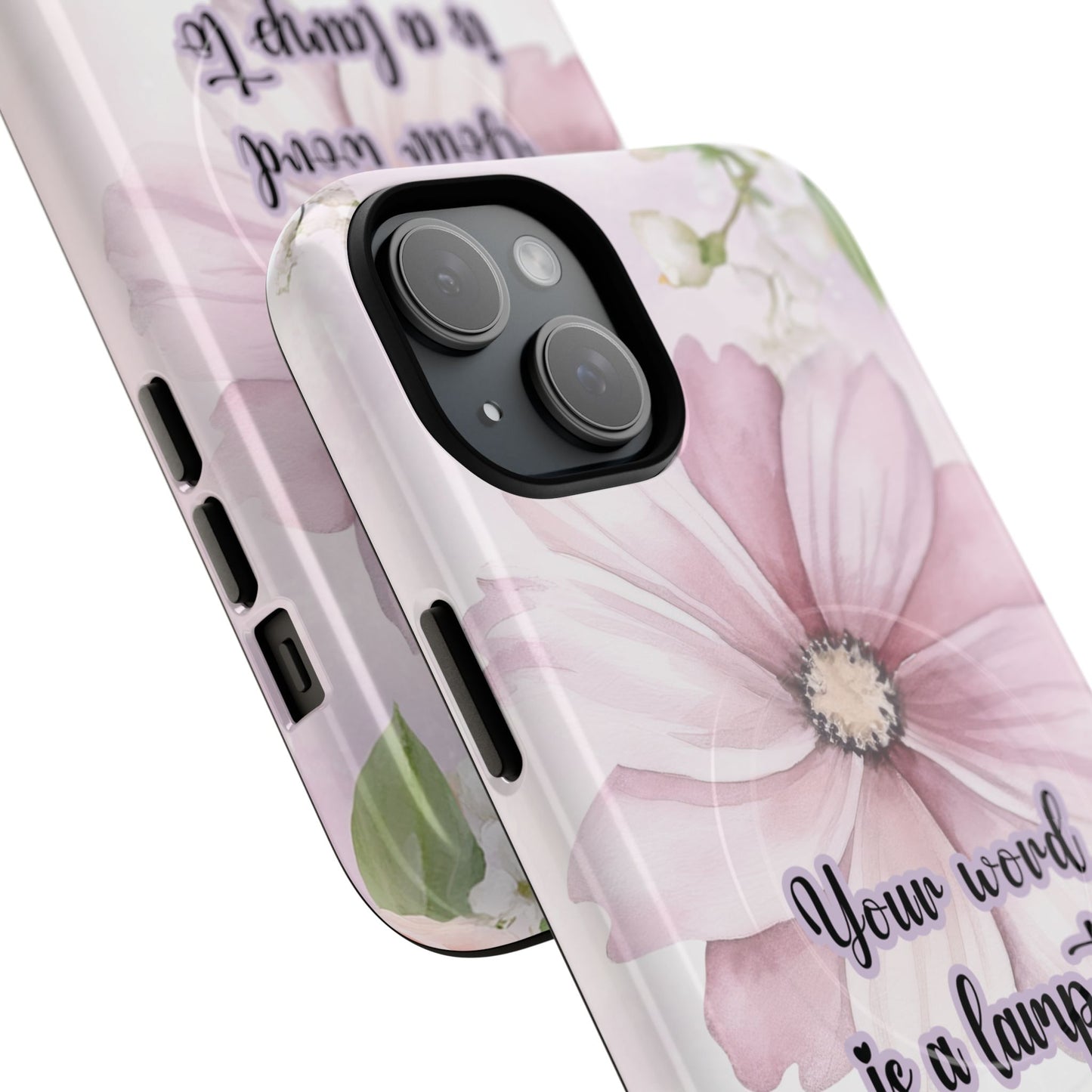 Your Word is a Lamp to My Feet Psalm 119:105 | Inspirational Gift, Tough iPhone Magnetic Case | Scripture, Bible Verse, MagSafe® iPhone® Tough Case, iPhone 14, iPhone 15, iPhone 16, Pro, Pro Max, Plus