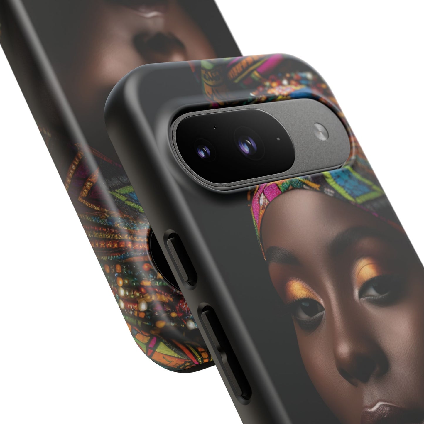 Regal Reflections: African Majesty iPhone, Samsung and Google Tough Phone Cases.