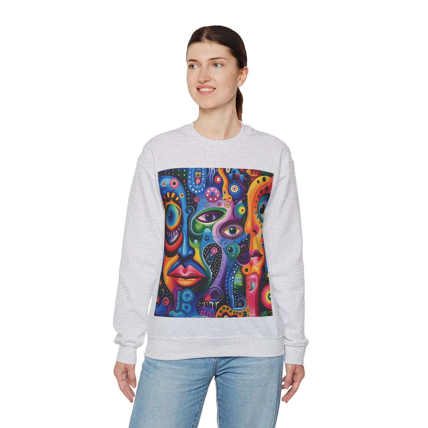 Psychedelic Visions Unisex Heavy Blend™ Crewneck Sweatshirt