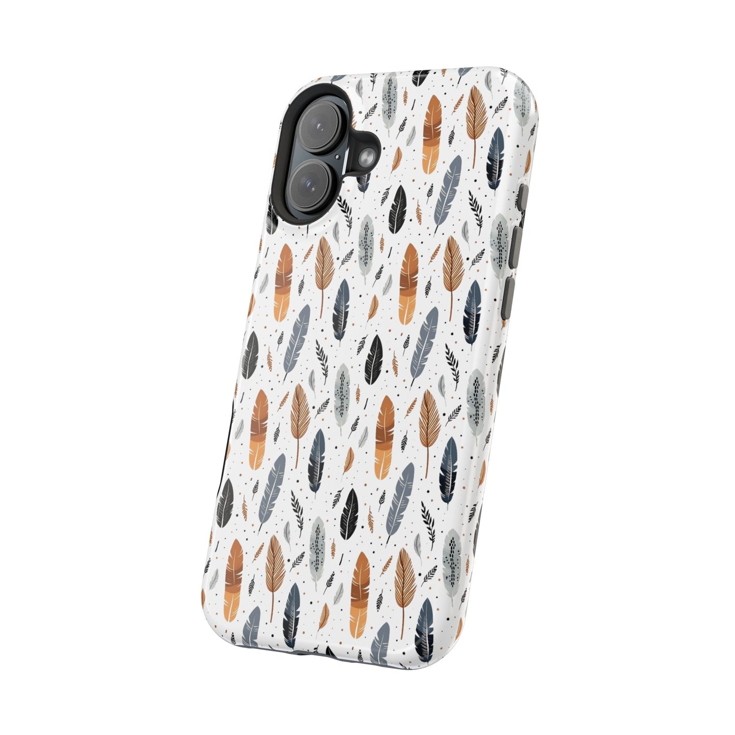 Whispering Feathers Magnetic Tough iPhone Cases