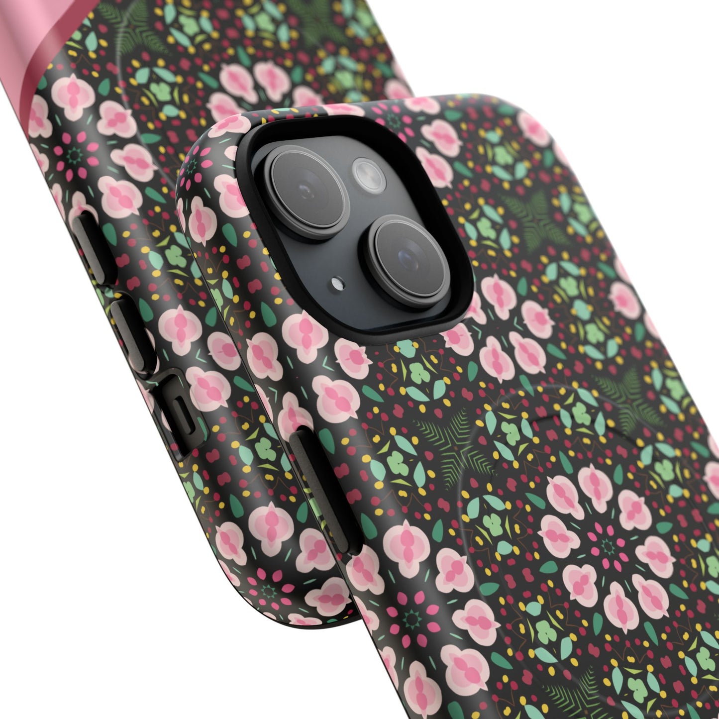 Personalized Twilight Petal Tapestry Floral Tough Magnetic MagSafe® iPhone Case, Durable iPhone Protector, Unique Gift for Her, Stylish Tech Accessories.