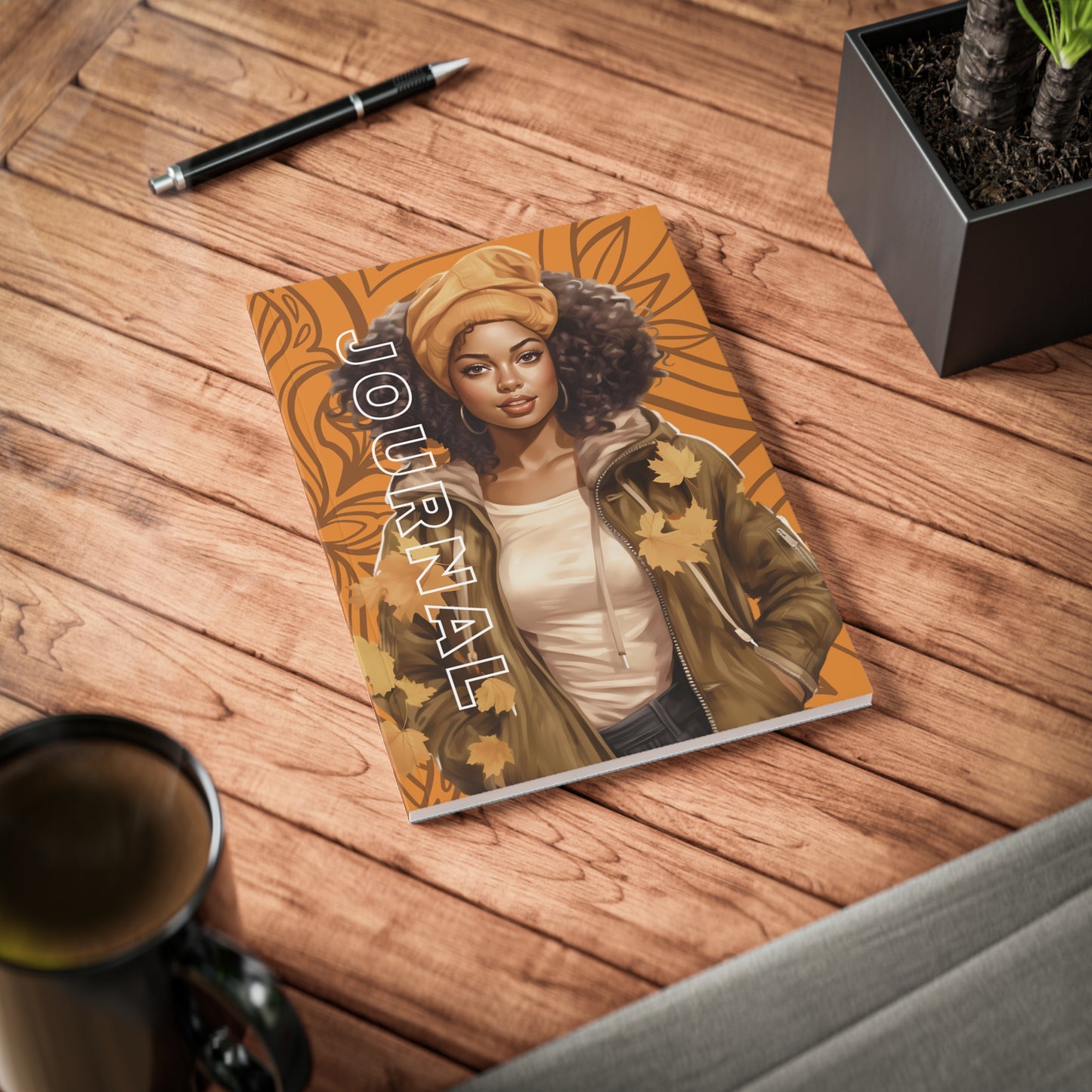 Chic A5 Journal - Stay Positive, Inspirational Notebook for Creatives, Gift for Students, Motivational Writing Journal