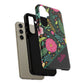Personalized Floral Fantasy Samsung and Google Pixal Phone Case – Personalized Tough Cases with Colorful Garden Design