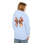 Autumn Highland Cow Charm Lightweight Hooded Sweatshirt