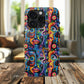 Psychedelic Visions Vibrant Art iPhone and Samsung Phone Case - Stylish Tough Case for Artists & Creatives.