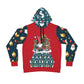 That Ugly Christmas Recycled Hoodie with Flat Black Drawstring