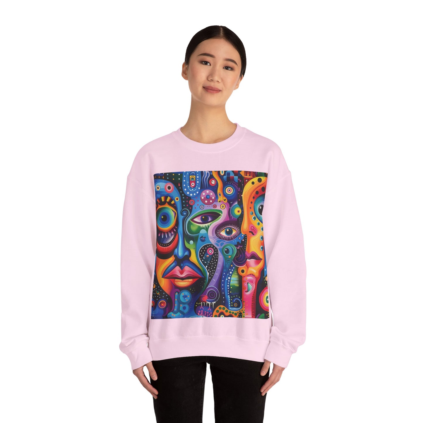 Psychedelic Visions Unisex Heavy Blend™ Crewneck Sweatshirt