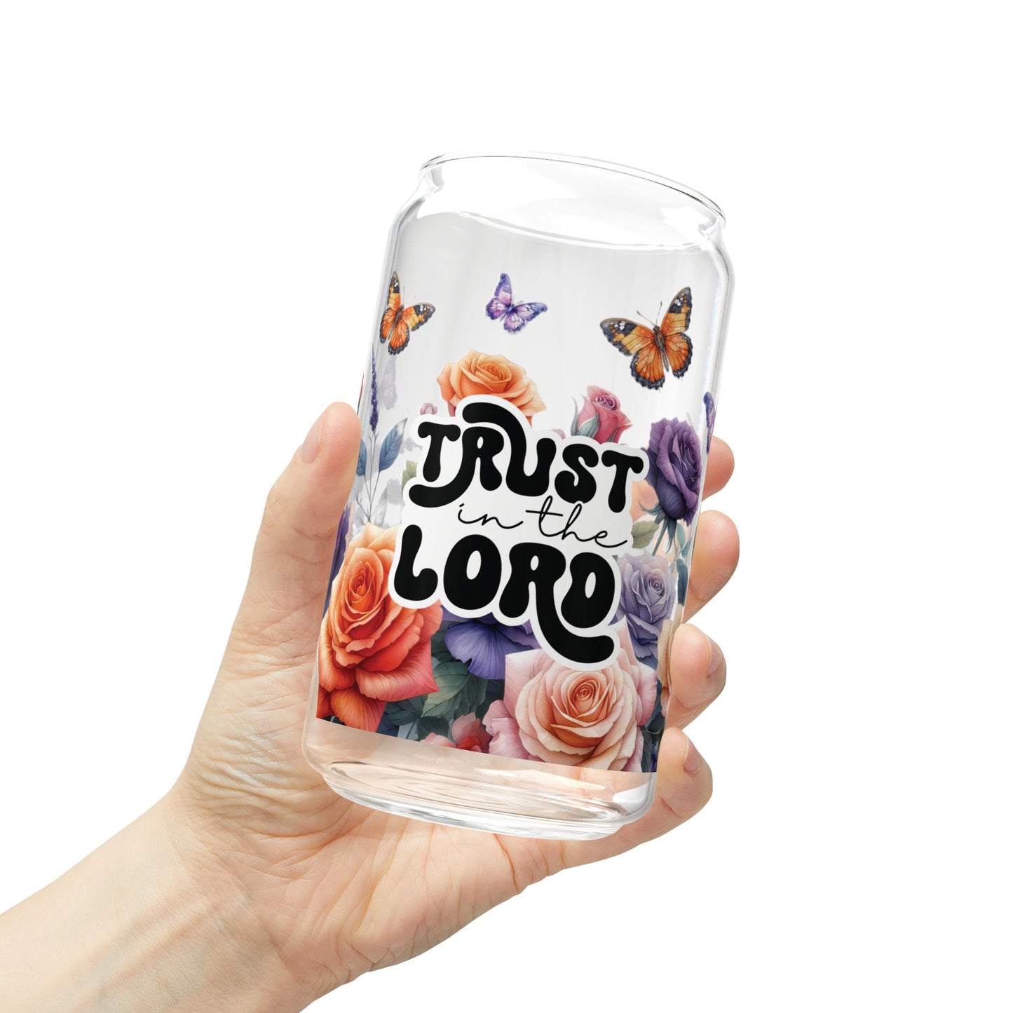 Trust in the Lord Sipper Glass, 16oz