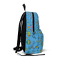 Personalized Classroom Couture Composition Book Inspired Colorful Kids' Backpack, School Bag, Fun Pattern Backpack, Cute Child's Rucksack, Composition Backpack, Unique School Supplies
