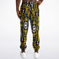 Geometric Harmony Athletic Cargo Sweatpants - AOP