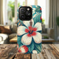 Tropical Hibiscus MagSafe® iPhone® Tough Case - Stylish Phone Protection Gift for Nature Lovers, Vibrant, Summer Vibes.