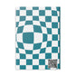 Teal Checkered Charm A Hardcover Notebook (PY)