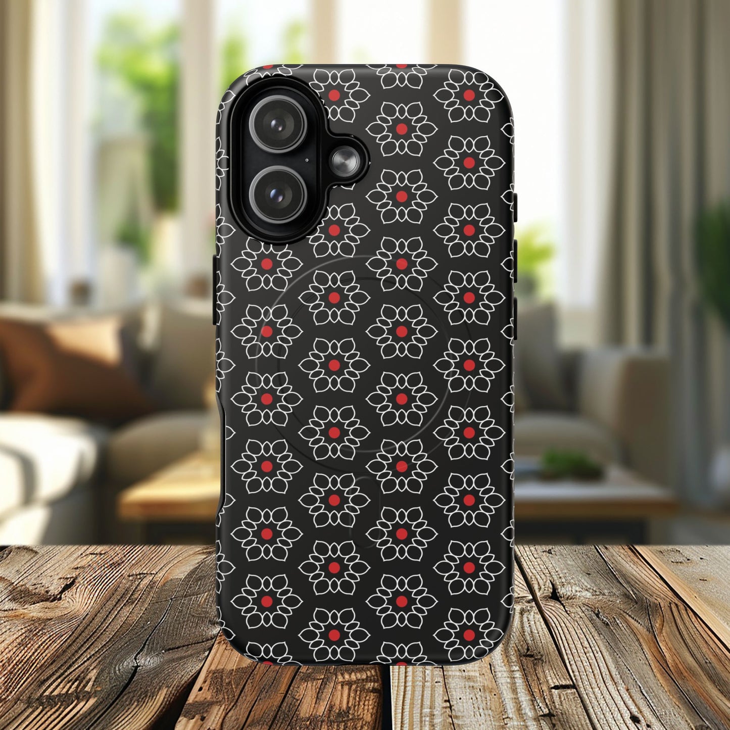 Floral Power Magnetic Tough iPhone Cover | Tough iPhone Cover, Floral Design, Custom iPhone Accessory, Gift for Her, iPhone Case