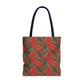 Red Tropical Bliss Tote Bag