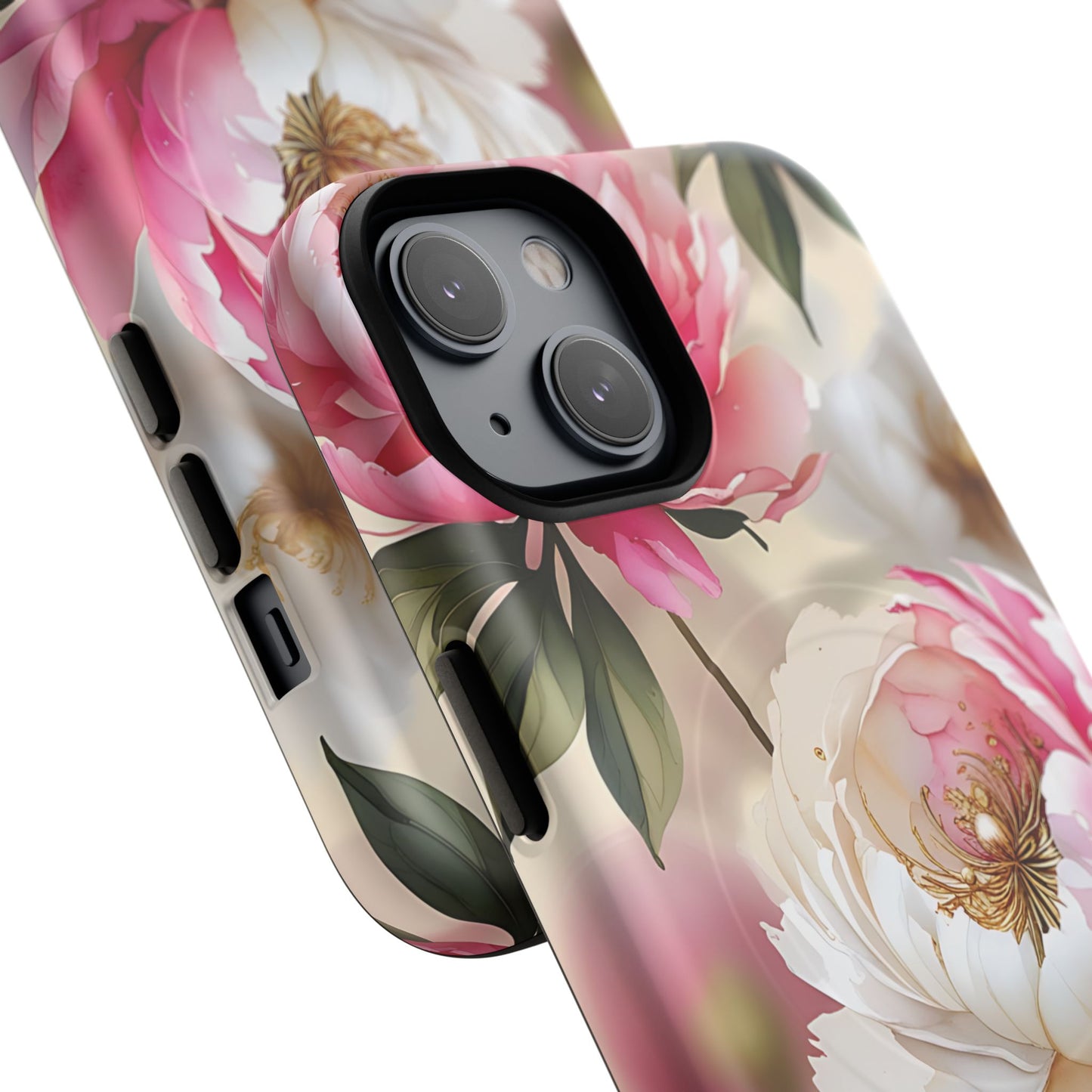 Blooming Petals Tough Magnetic Phone Cases, Elegant Phone Cover, Durable Case for Flower Lovers, Phone Accessories