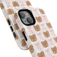 Cute Bear Pattern Magnetic Phone Case, Durable Animal Design, Gift for Kids, Trendy Case for iPhone, Cute Phone Accessory