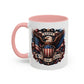 4th of July Eagle Coffee Mug — Patriotic American Flag Accent Mug (11/15oz)