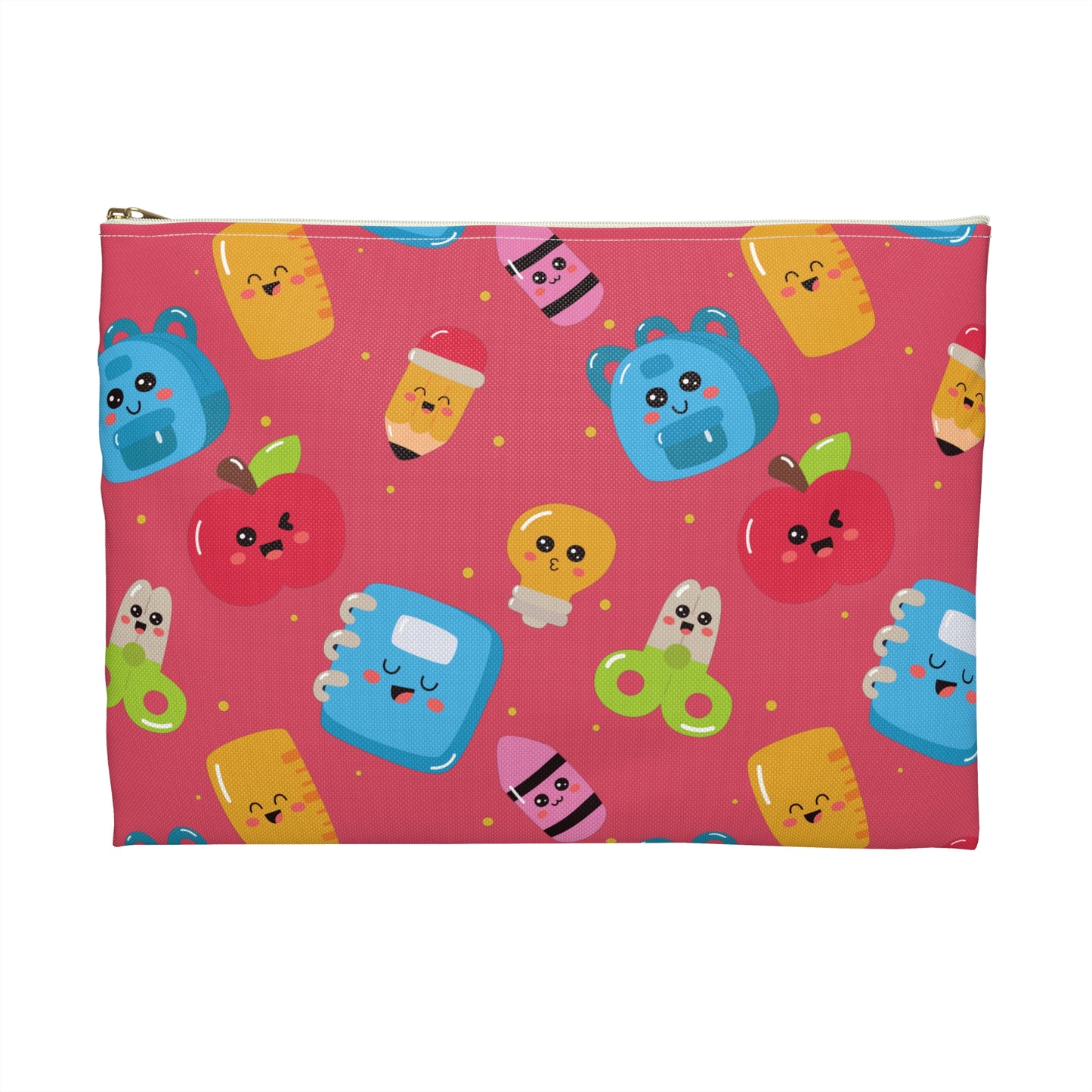 Personalized Kawaii Composition Book Inspired Accessory Pouch, Kids School Supplies, Classroom Organizer, Teacher Gift, Fun Stationery Case, Back to School