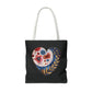 Floral Heart Tote Bag