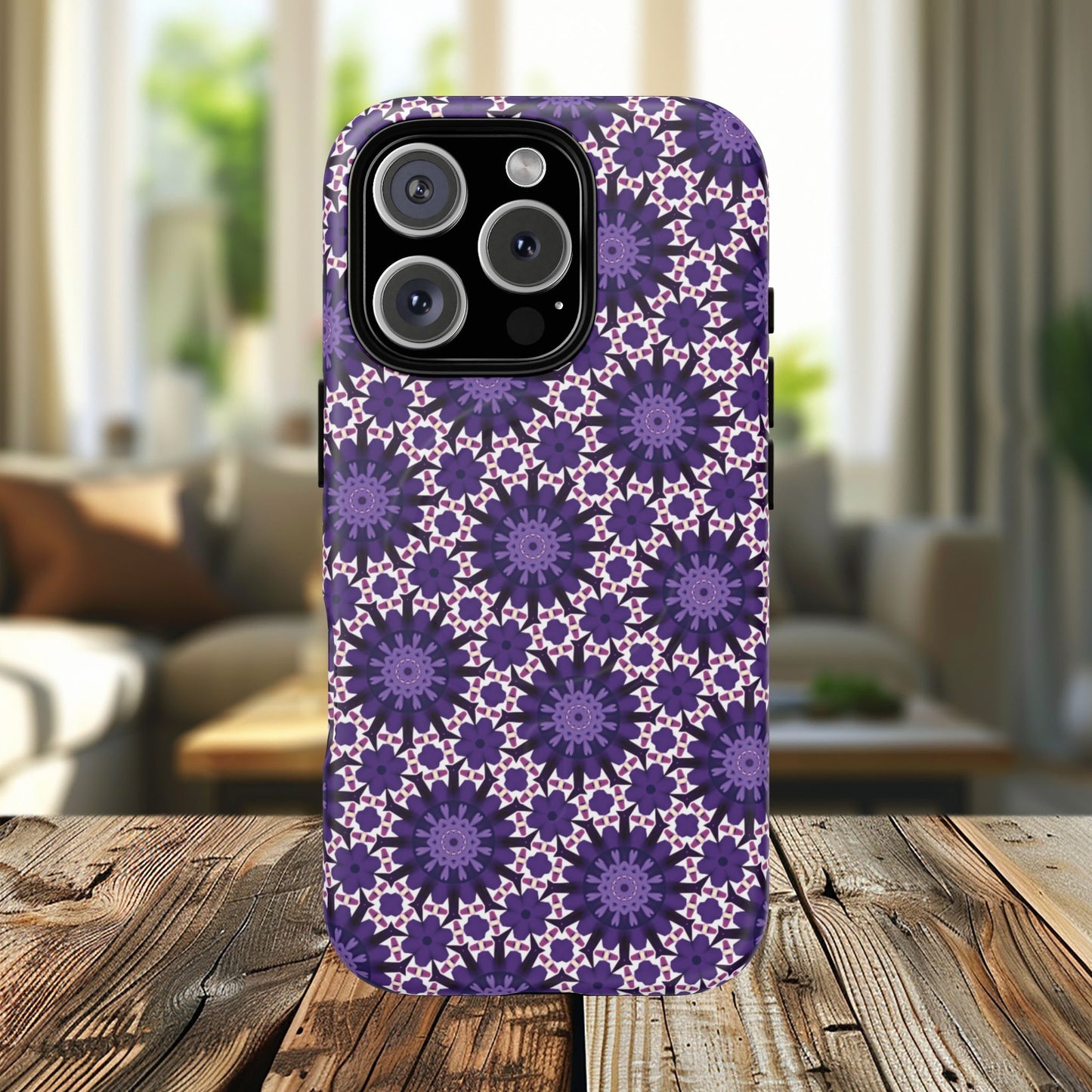 Twilight Petal Mirage Magnetic iPhone Cases, Unique Floral Designs, Tough Protection, Gift for Her, iPhone Accessories, Custom Cases