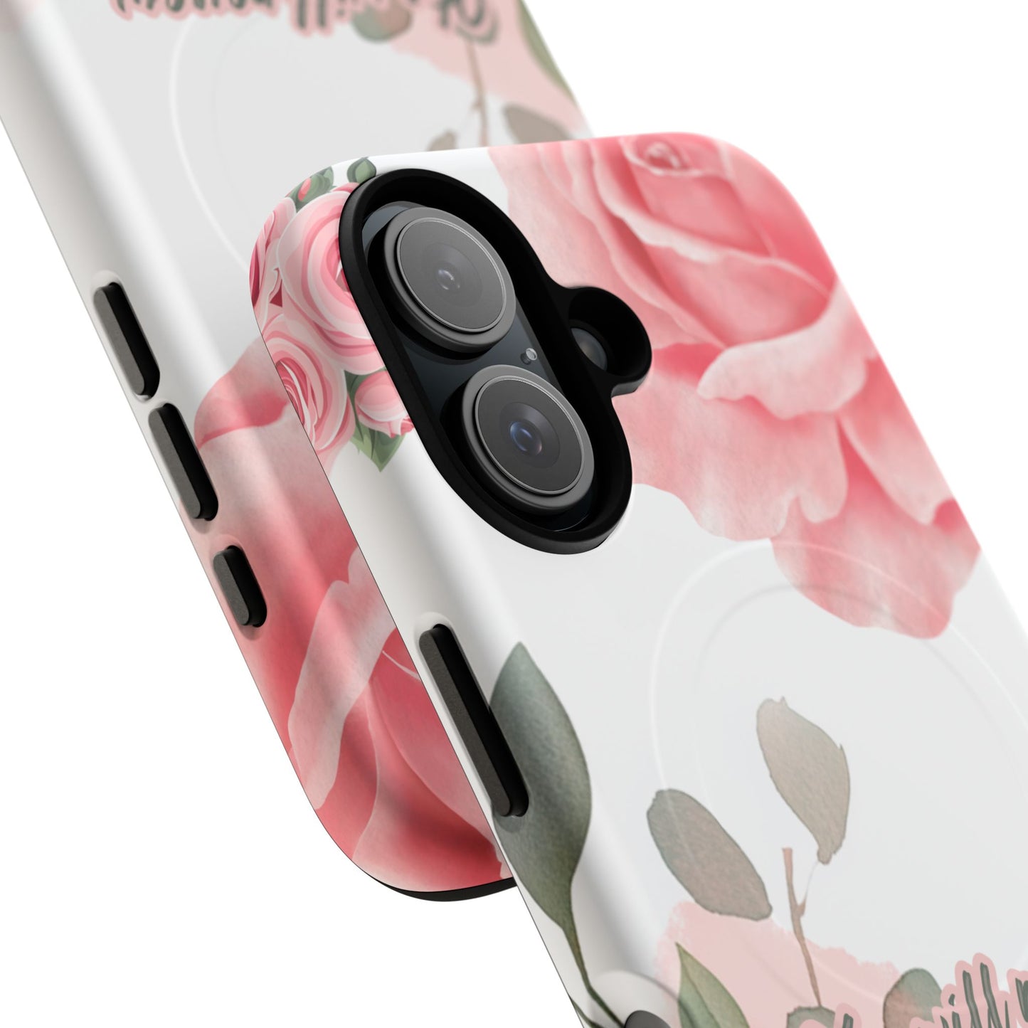 You will Renew your Strength Isaiah 40:11, Inspirational Gift, Tough iPhone Magnetic Case Scripture, Floral Bible Verse, MagSafe® iPhone®, iPhone 14, iPhone 15, iPhone 16, Pro, Pro Max, Plus.