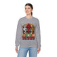 Faithful Harvest Cross Unisex Heavy Blend™ Crewneck Sweatshirt