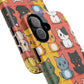Cute Cat Magnetic Phone Cases for Pet Lovers, Durable Cases, Animal Design, Fun Gift, Unique Accessories