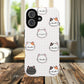 Cute Cat Tough Magnetic Case, iPhone Cover, Cat Lover Gift, Cute Cat Accessories, Pet-Themed iPhone Case